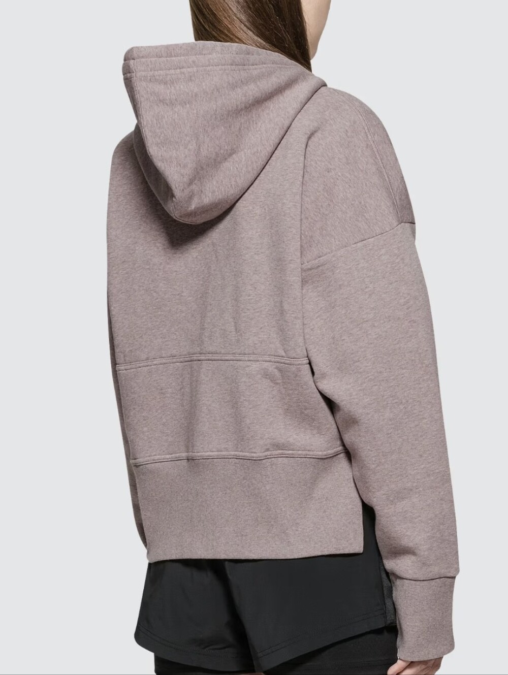 Adidas by Stella McCartney Ess Zip Hoodie. Organic Cotton Blend. Mauve. Size Med - Picture 2 of 10